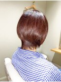 40代50代60代◎脱白髪染め ショートボブ