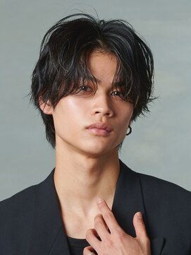 エルマーク 豊中(L-MARK) センターパート/波巻きパーマ/スパイラルパーマ/men's