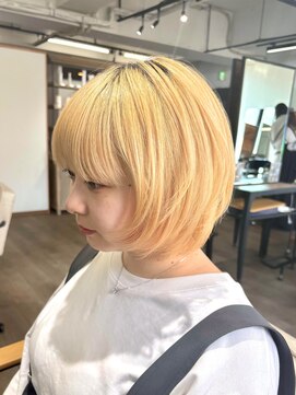 ルアン 上通り(ruen) いま流行りのレイヤーボブ ruen 熊本 田口紗羅