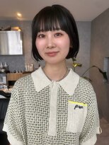 ジュール(JOULE'S)&nbsp;人気スタイル/ボブ/収まり良いボブ/デザインカラー/グリーン