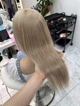 ロンドルピナス 小倉(Lond Lupinus) 黒髪カタログ/オリーブグレー/ココアベージュ/小顔に見せるヘア