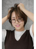 テラ(terra)&nbsp;ナチュラルブラウン×ショートボブ