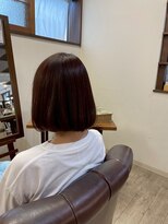 リアン(Lien) 上品で女性らしい長さバランスボブ/柔らかいマロンベージュ