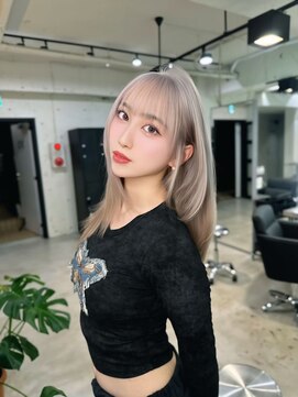 シェノン 表参道(CHAINON) 表参道/着物ヘア/ダークアッシュ/ミディアムレイヤーカット/渋谷