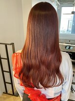 リアン 新城店(Rian)&nbsp;10代20代/コーラルオレンジ/ロング/ゆる巻き