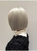 オシャレなハイトーンボブ/20代/30代