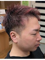 トウキョウケン(Tokyoken)&nbsp;スパイキーショートツーブロックスタイル