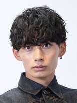 テン 心斎橋(tenn.)&nbsp;心斎橋シャドウパーマメンズマッシュウルフカット波巻きパーマ