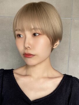 ボコカ(bococa) 大人女性ミルクティーベージュコンパクトショート