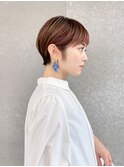 ハンサムショート/丸みショートボブ/20代30代40代50代/顔周り