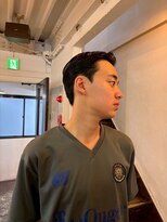 ビーバイエイトジェンツ(Bee by EIGHT GENTS)&nbsp;波巻きツイストスパイラル/リバースセンターパート/心斎橋