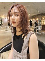 スクリーンギンザメゾン 銀座(SCREEN GINZA MAISON.) ミルクティーブロンド/ダークブルー/デジタルパーマ/銀座