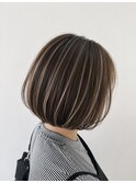 時短ハイライト×ボブ
