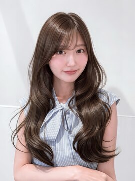 アフロート ディル(AFLOAT D'L) シースルー前髪顔まわりカット韓国くびれレイヤーロング