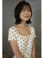 ヘアーアンドリラクゼーション オブジェ(hair&relaxation obje)&nbsp;オリーブグレージュ/透明感カラー/くびれボブ