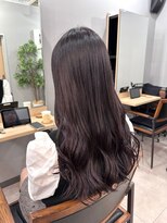 アトレ 福岡大名店(attrait)&nbsp;ダークブラウンのツヤ感ロング×トータルケア
