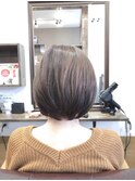 丸みカールのツヤ感ショート☆