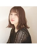 透明感オレンジカラー