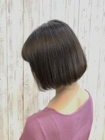 ヘアリゾート リノ(Hair resort Lino) 『ブリーチなし　6トーンブラウンベージュ』丸みボブスタイル