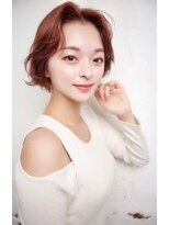 クレドガーデン 浦和店(CRED GARDEN)&nbsp;かきあげ前髪ショートボブ/ショコラピンク/浦和　浦和駅h5