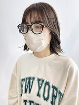 アイティーバイアルバム 八王子店(IT by ALBUM) グレージュ外ハネボブ_ホワイトグレージュネビージュ_ba381511