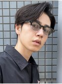 メンズ/アップバング/ツーブロックマッシュ/束感ショート/波巻き