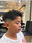 steelo フェードスタイル×アップバング