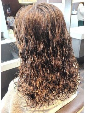 エノモト(ENOMOTO) ボリュームウェーブヘアデジタルパーマスパイラルブラウン