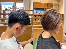 ヘアーストーリー かのわの雰囲気(お母様カラーカット、お子様カット。同じ日に出来ます◎)