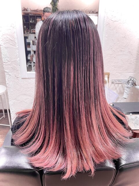 【THE COLORS】Balayage on Pink Beige