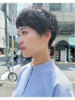 カフ(CAF) CAF 照下 ショート ニュアンスパーマ カール 大阪美容室