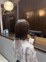 アールトゥーヘアー(art To Hair)&nbsp;マットブラウン/ボブ/オリーブカラー