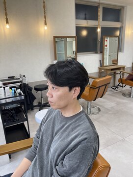 ソーエン バイ ヘッドライト 九大学研都市店(soen by HEADLIGHT) センターパート、ダークアッシュ