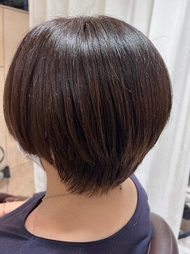 レゴヘアー(Lego Hair) 丸みショートボブ透明感ブラウン