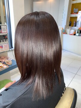 ヘアープレイスクリアライン 栄町店(hair place CLEAR LINE) 【ミディアムレイヤー】髪質改善/トステア/シルク架橋/メテオ