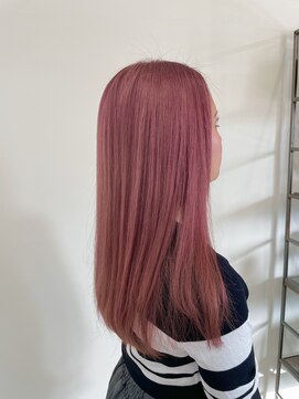 ヘアーリコア(hair recoa) くすみピンクカラー