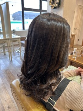 ミルティ(Myrtille) Myrtilleセミロング×デジタルパーマ