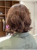 ボブパーマ/ニュアンスパーマ/重ためパーマ/簡単セット