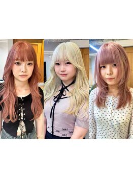 韓国風レイヤーカットで小顔に☆フェイスラインを包み込むくびれヘアでふんわり抜け感とトレンド感を。