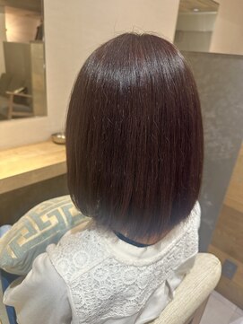 ブルーム ヘア デザイン ドゥーエ(bloom hair design due) ピンクブラウン「塚口×髪質改善トリートメント」