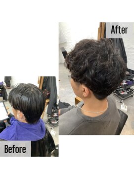 チャンドット(chan.) ≪chan.≫ お客様スタイル メンズパーマ!