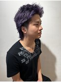 スパイキーアップバングショート