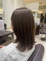 プランタンシエル(printemps CIEL)&nbsp;medium hair オリーブ×ベージュ