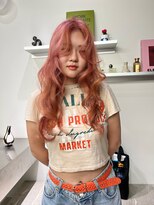 ステン(sten)&nbsp;ハイトーンロング/コーラルピンク/ピンクオレンジ