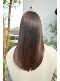 ★美髪ストレートヘア＃髪質改善＃縮毛矯正＃透明感カラー