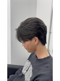 曲がる縮毛矯正で作るセンターパート