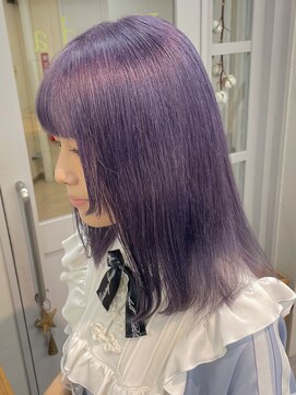 ヴェルダ 池袋店(verda) ハイトーン/2ブリーチ/ラベンダー【shion】