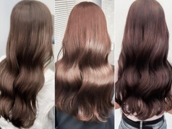 アンジュール 荒田店(UNJOUR.)の写真/髪質改善カラーで最小限ダメージに◎こだわりの商材×技術でカラーがより映える☆髪質改善カラーが人気♪