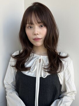 ラフ フロム ガーデン(Laf from GARDEN) ミディアム/レイヤーカット/顔周りカット/透明感カラー