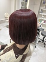 ルシエバイファブリック(Lucie by fabrique)&nbsp;艶ボルドーボブ